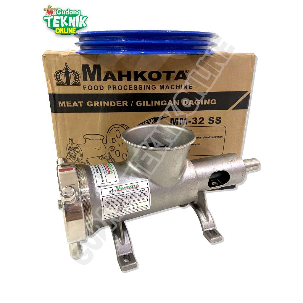 MAHKOTA Gilingan Daging STEINLESS NO.32 MM32 SS MAHKOTA / Alat Penggiling Giling Daging Sapi Ayam Pu