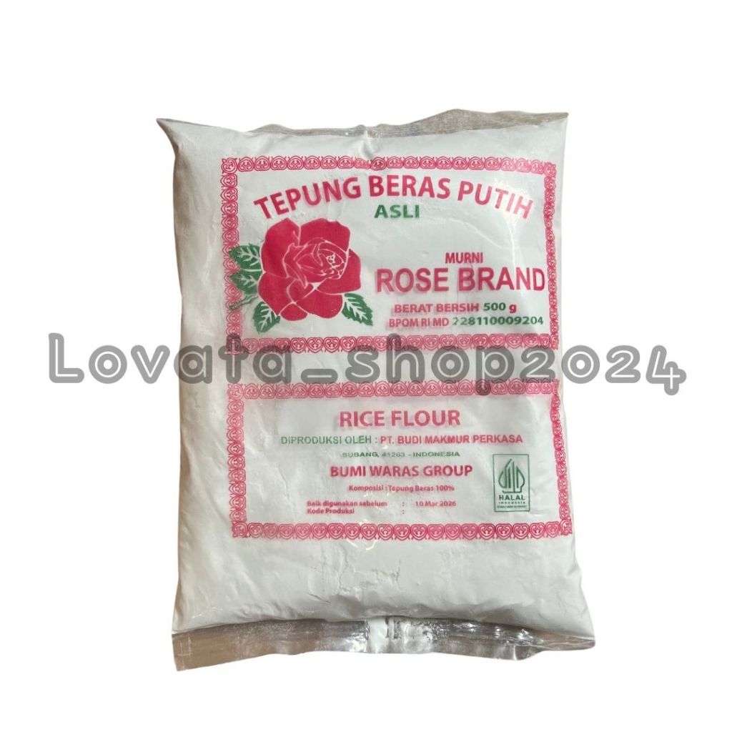 

Tepung Beras Putih Rose Brand 500 g