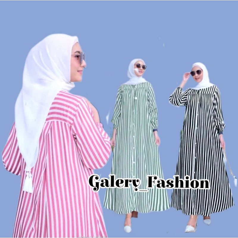 Gamis Salur Silang belakang/Gamis Dress Muslim Maxi jumbo/Gamis Wanita Katun jepang Kekinian/Gamis S