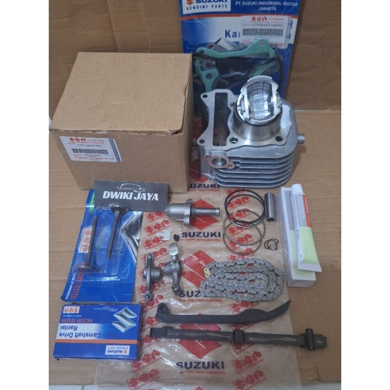 Paket Blok seher Komplit 8item Suzuki spin 125/Skywive/Skydrive Kualitas Original