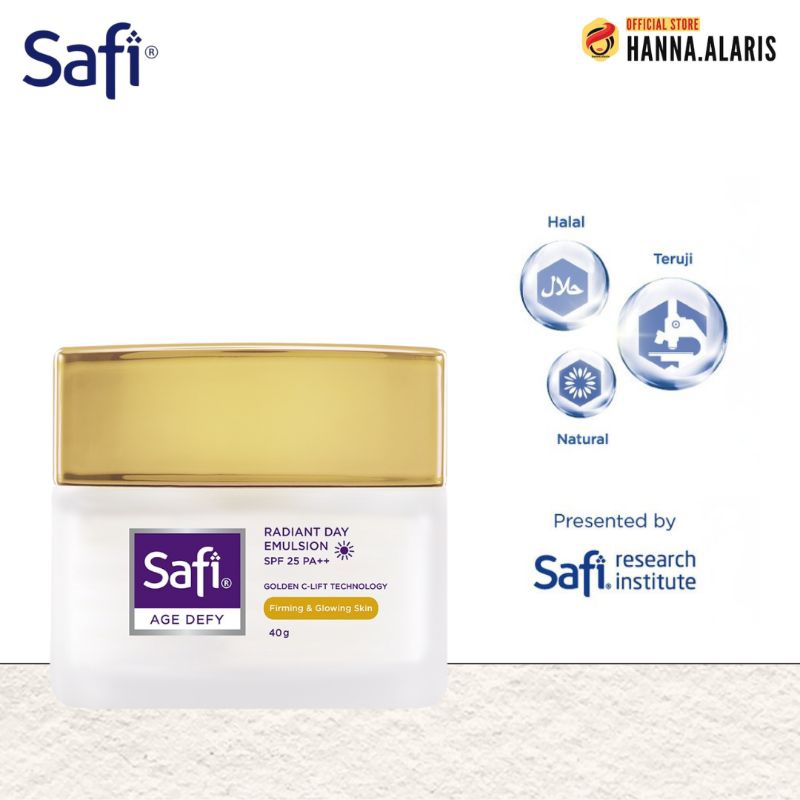 Safi Age Defy Radiant Day Emulsion  40g - Cream Siang Pelembab Wajah