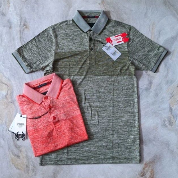 kaos kerah Spyderbilt original - orange size S