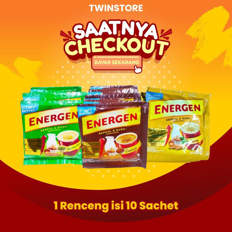 

ENERGEN SEREAL 1 Renceng 10pcs (3 Varian Rasa) | Promo Termurah