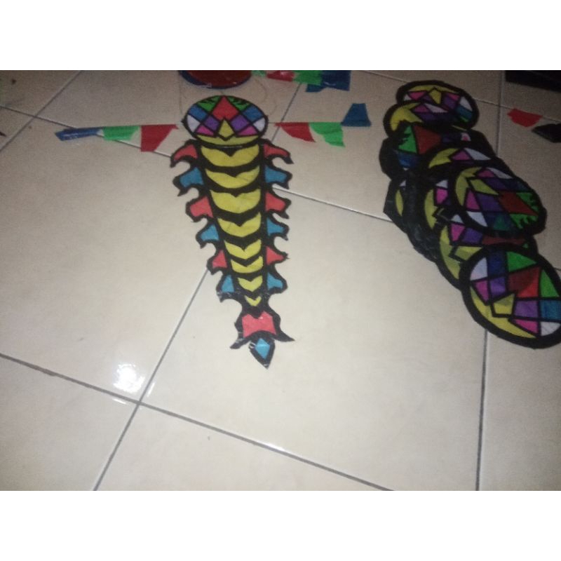 layangan naga fulset dm15 kelas lomba ful motif