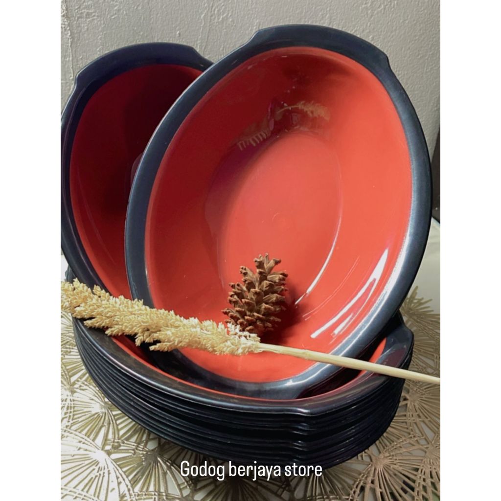 MANGKUK RAMEN OVAL NEW CORNELIUS / MANGKOK OVAL PLASTIK TERBARU/ MANGKOK RAMEN OVAL 338