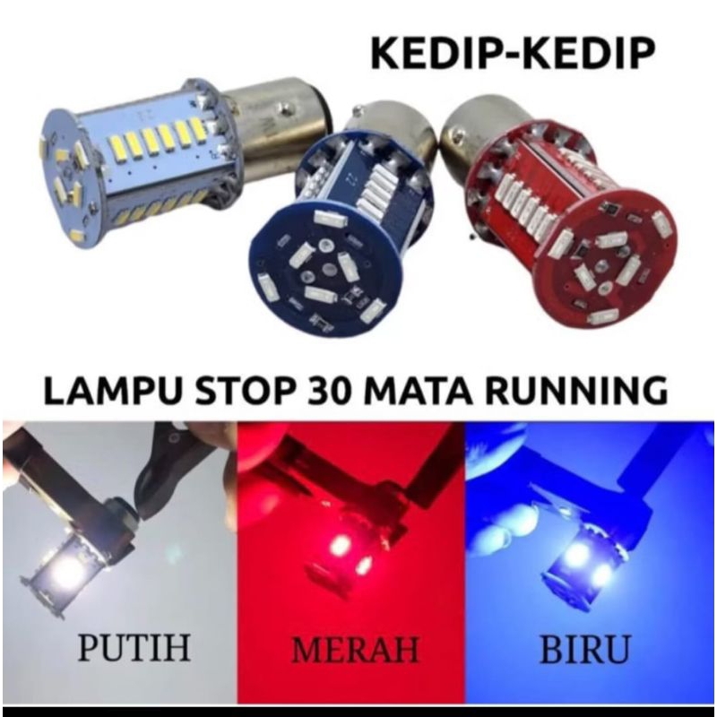 Lampu stop rem raning30mata lampu stop rem belakang universal motor metik dan bebek segala jenis mot