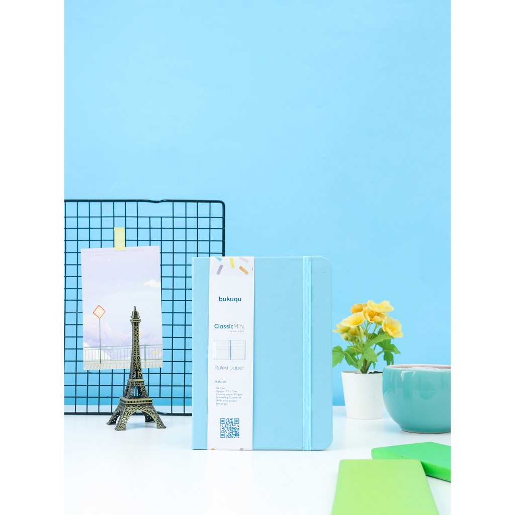 

bukuqu Classic Notebook Uk B6 - Light Blue, Dotted