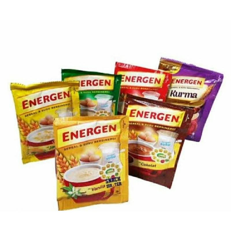 

ENERGEN minuman sereal oat susu 30gr Per renceng 10pcs termurah