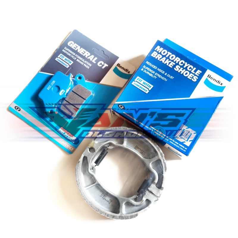 KAMPAS REM BENDIX DEPAN-BELAKANG HONDA SCOOPY ORIGINAL