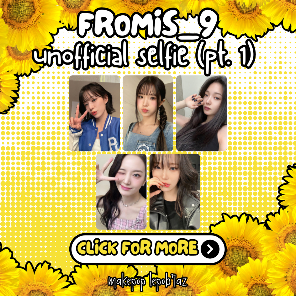 [MIN BELI 3] [PT. 1] FROMIS_9 SELFIE PREMIUM UNOFFICIAL PHOTOCARD CHAEYOUNG GYURI HAYOUNG JIHEON JIS