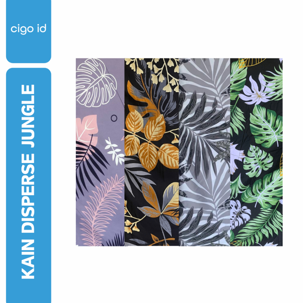 KAIN KATUN DISPERSE MIKROTEX / MICROTEX / POLYMICRO / KAIN SPREI MOTIF JANDA BOLONG 100 GSM