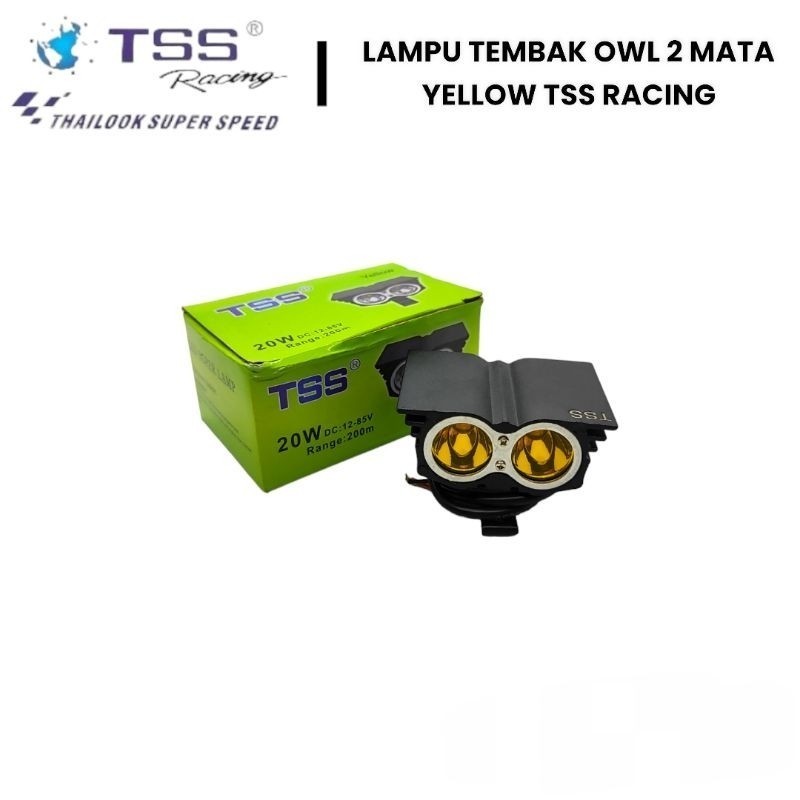 Lampu Tembak Sorot Led Cree OWL Tss Mini 2 Mata Ultrafire 20 Watt 12 Volt