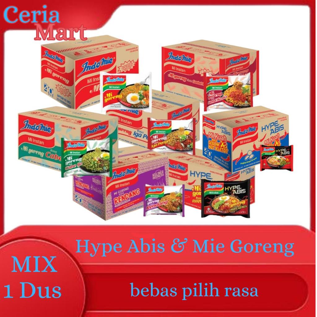 

1 dus isi 40 pcs / indome goreng & hype abis