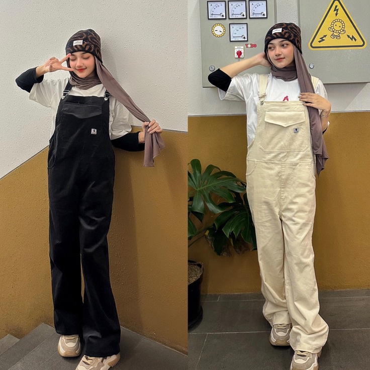 KF7 StiegoOverall corduroy baju kodok corduroy pria  wanita