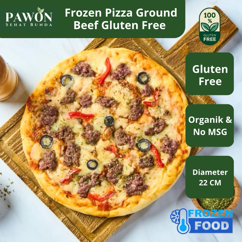 

Pizza Gluten Free Ground Beef Grassfed Organik Pawon Ketela (FROZEN)
