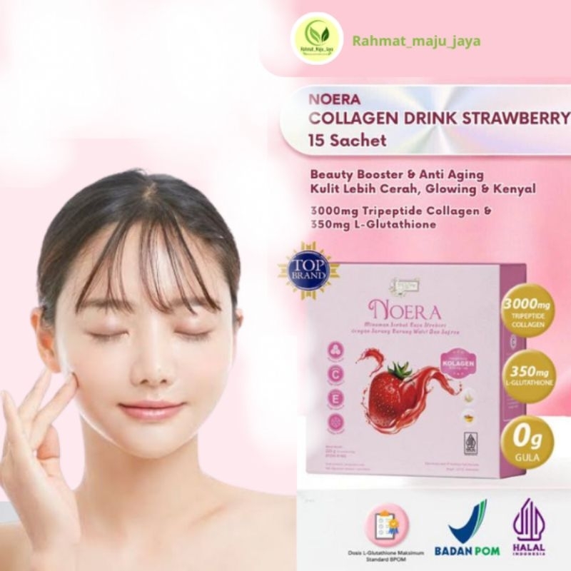 Noera Collagen Drink Minuman Untuk mencerahkan Kulit HALAL MUI BPOM APROVED
