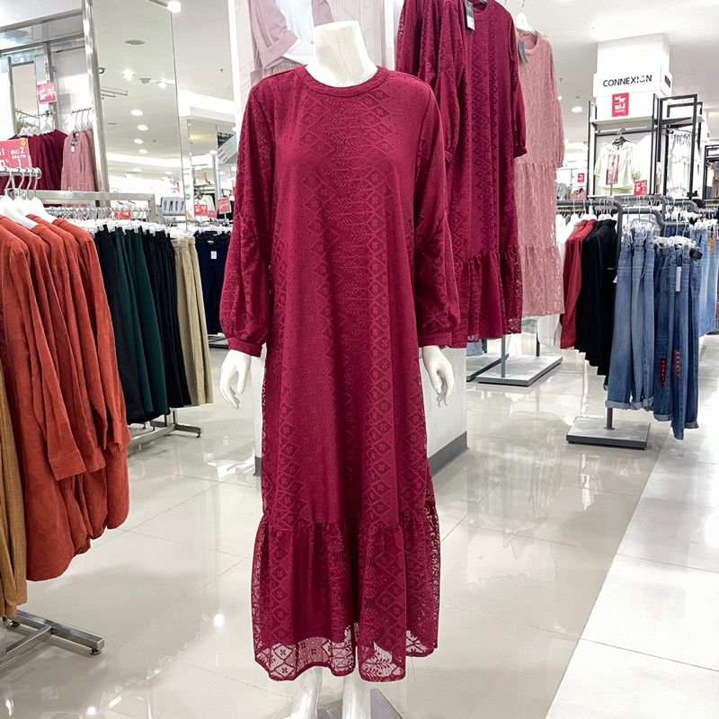 3H Gamis Wanita Dewasa brukat