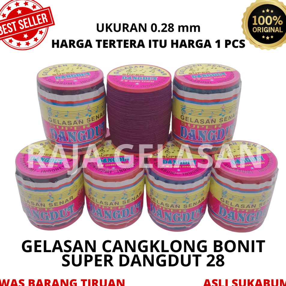 Model Terpopuler  Benang Gelasan Cangklong Super Dangdut Bonit 28