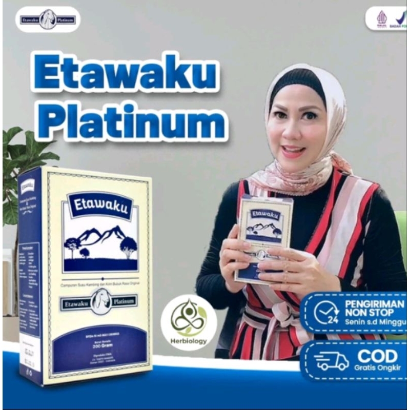 

etawaku platinum / susu kambing etawa & krimer nabati isi 200gr herbiology