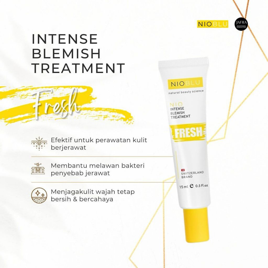 NIOBLU FRESH NIO INTENSE BLEMISH TREATMENT JAFRA ROYAL CLEAR SMART SET SKINCARE CLARIFYING CLEANSING