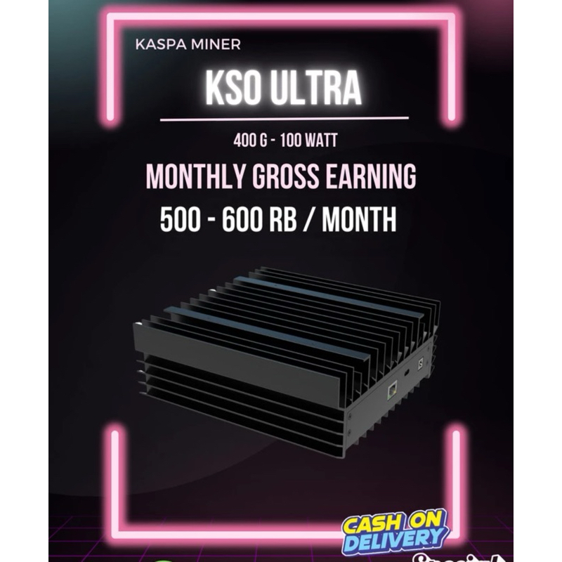 IceRiver KAS KS0 Pro (200 GHs) Kaspa Miner 65W KAS Miner