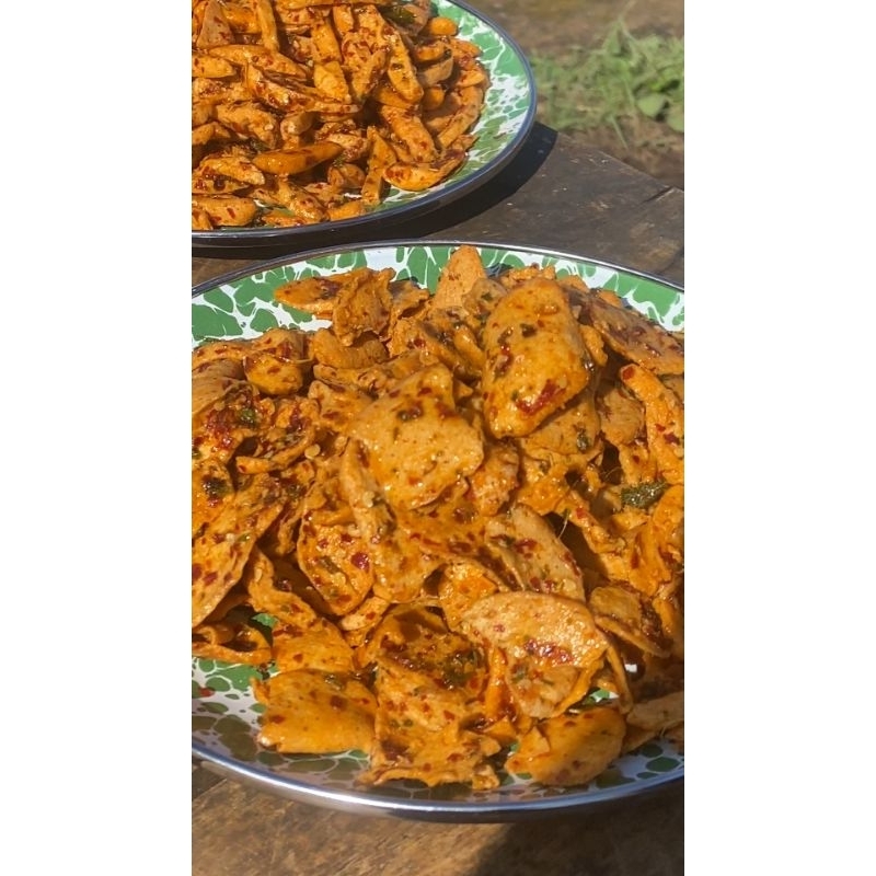 

Basreng Pedas Daun Jeruk 250gram