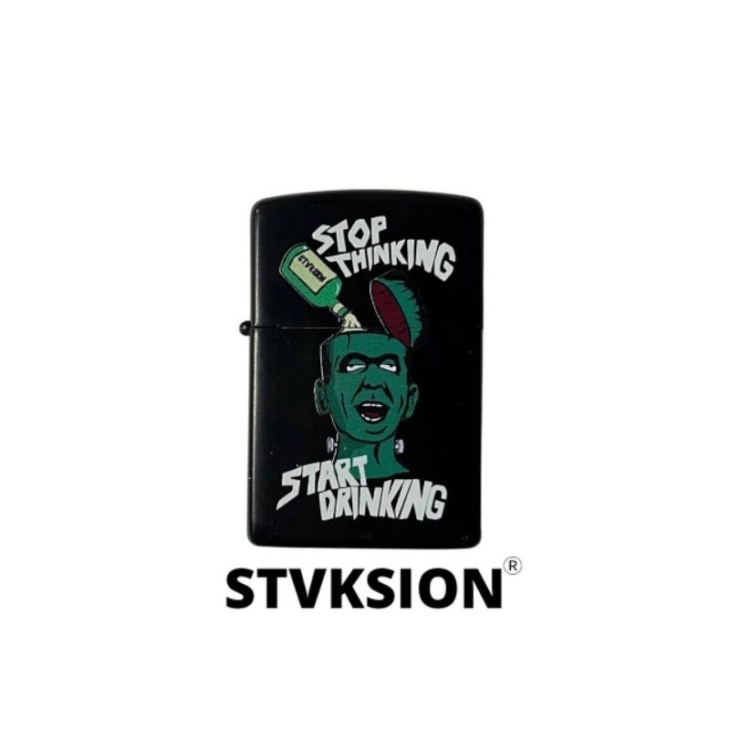 POCKET LIGHTER STVKSION STSD /  KOREK API BAND / KOREK POLOS CUSTOM / KOREK API TITANIUM STAINLESS S
