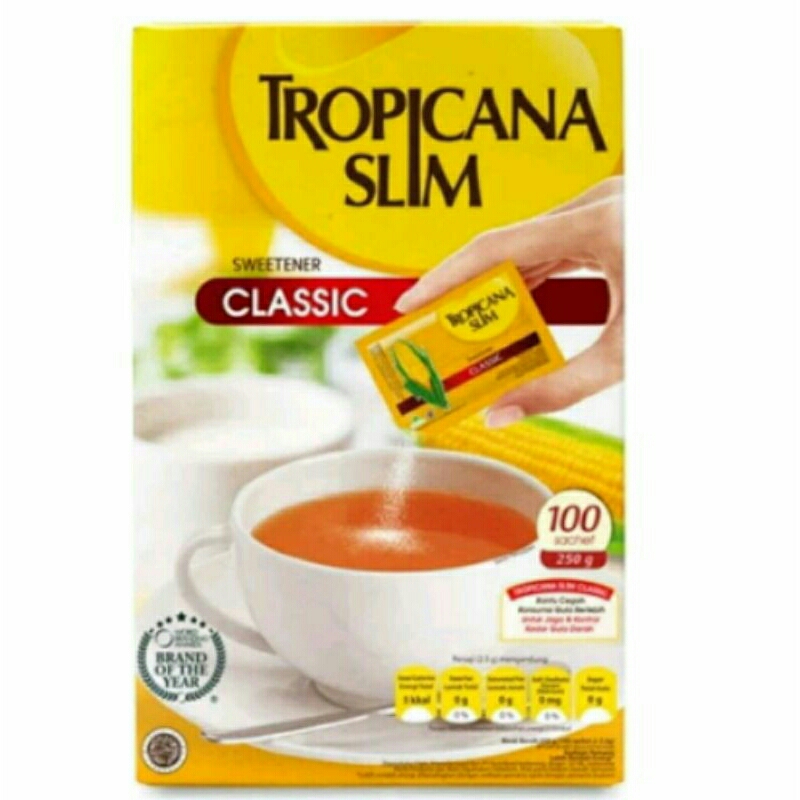 

TROPICANA SLIM SWEETENER CLASSIC/DIABTX (100 SACHET)-PEMANIS UNTUK MEMBANTU BATASI GULA