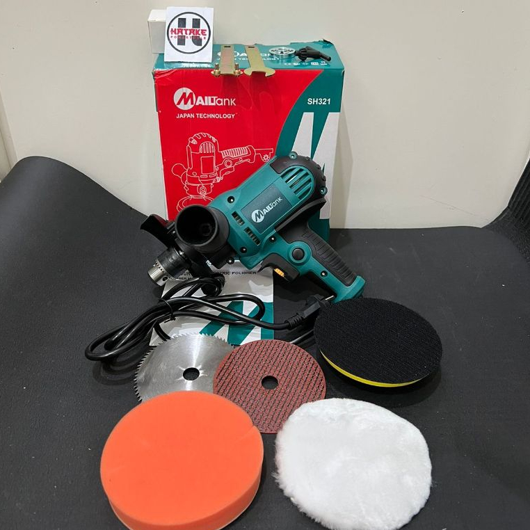 MAILTANK SH321 ELECTRIC POLISHER 4FUNSI MULTIFUNGSI POLES POTONG BOR