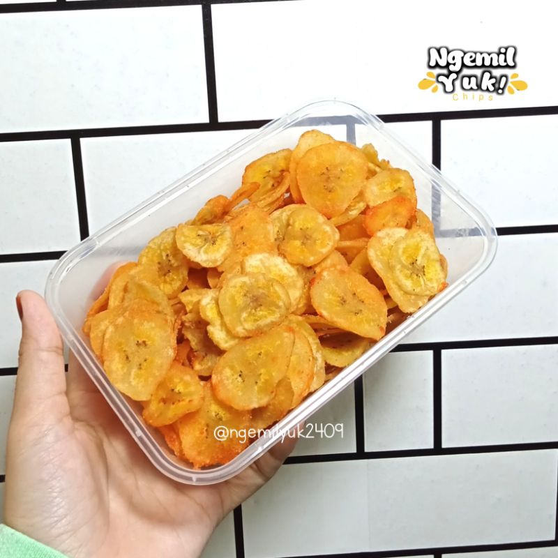 

NGEMIL YUK Keripik Pisang Balado | berat 210 gr | KERIPIK PISANG RENYAH