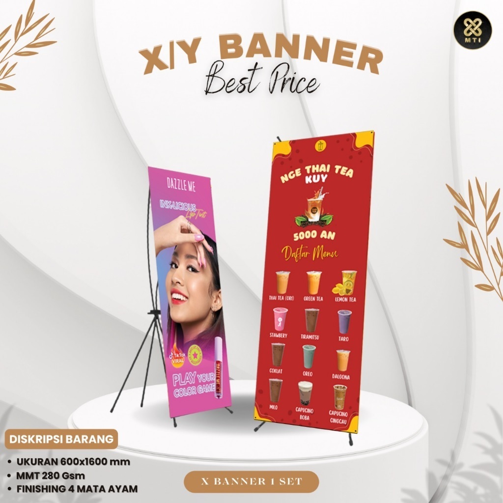 X BANNER / HANGER BANNER + REQUEST DESAIN ( FREE DESAIN )