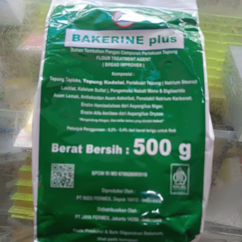 

BAKERINE PLUS bahan tambahan pangan campuran perlakuan tepung @500g