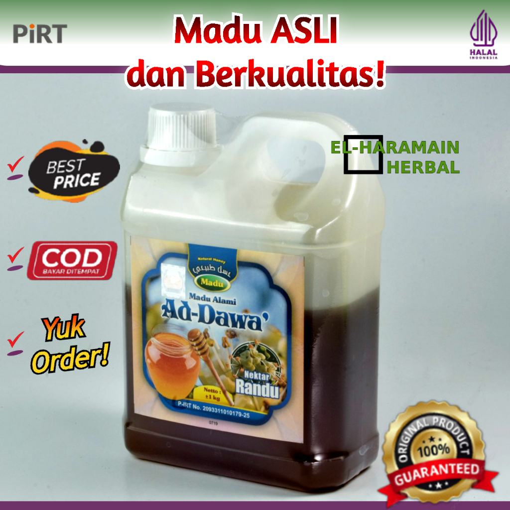 

Madu Randu Ad-Dawa 1 kg Jerigen