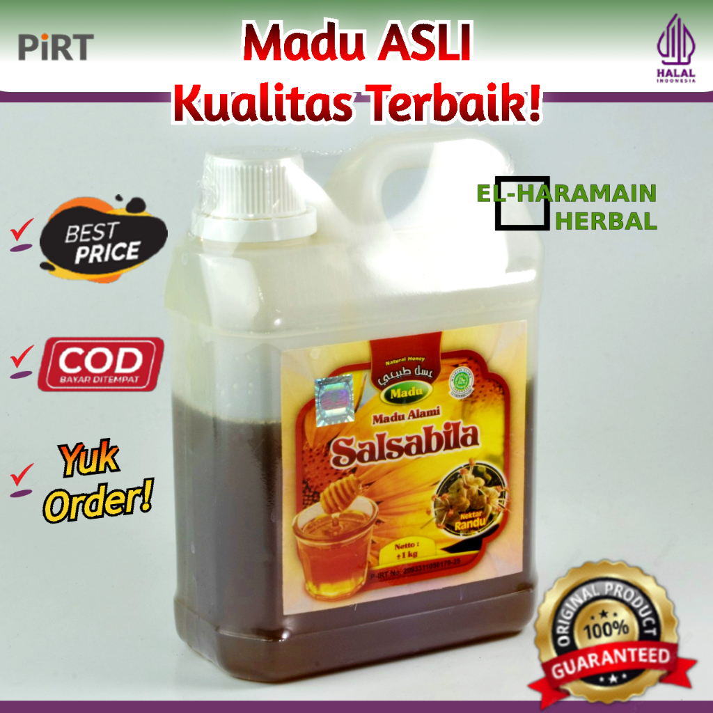 Madu Salsabila Randu Gen 1kg Al Ghuroba'