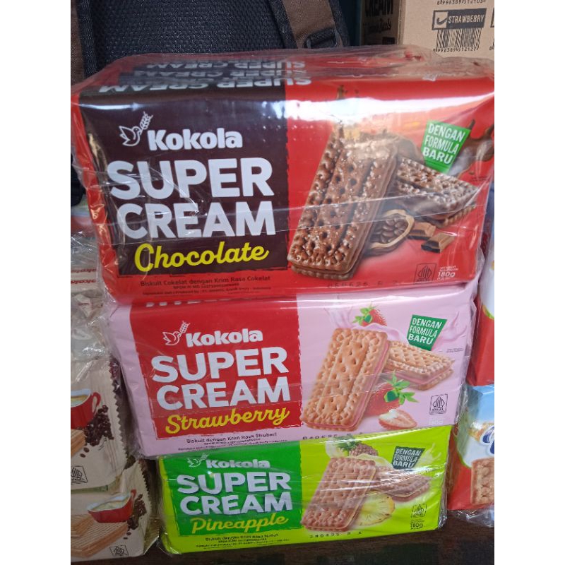 

Kokola super cream kartonan isi 21grx180gram