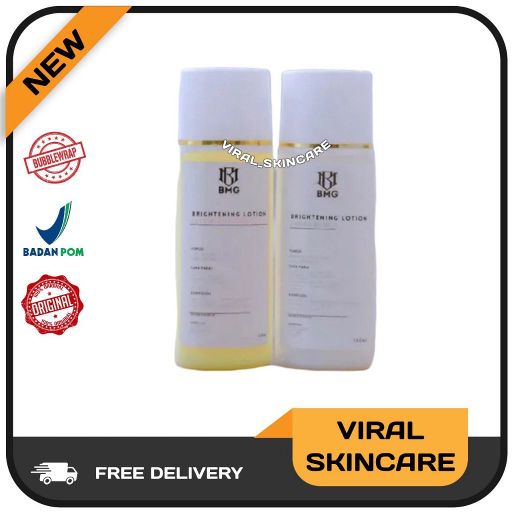 PROMO BMG LOTION DOSTING PAKET ISI 2 [ LOTION SIANG & LOTION MALAM ] BMG BRIGHTENING LOTION BMG LOTI