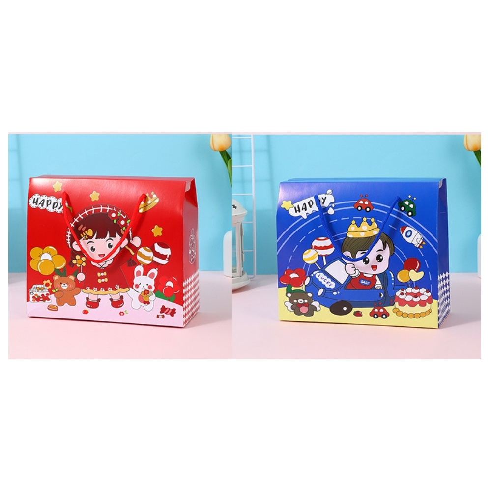 

Tas Souvenir Ulang Tahun Tas Bingkisan Ulang Tahun - Goodie Bag - Tas Hadiah Ulang Tahun Anak-Anak Model Kertas Motif Party