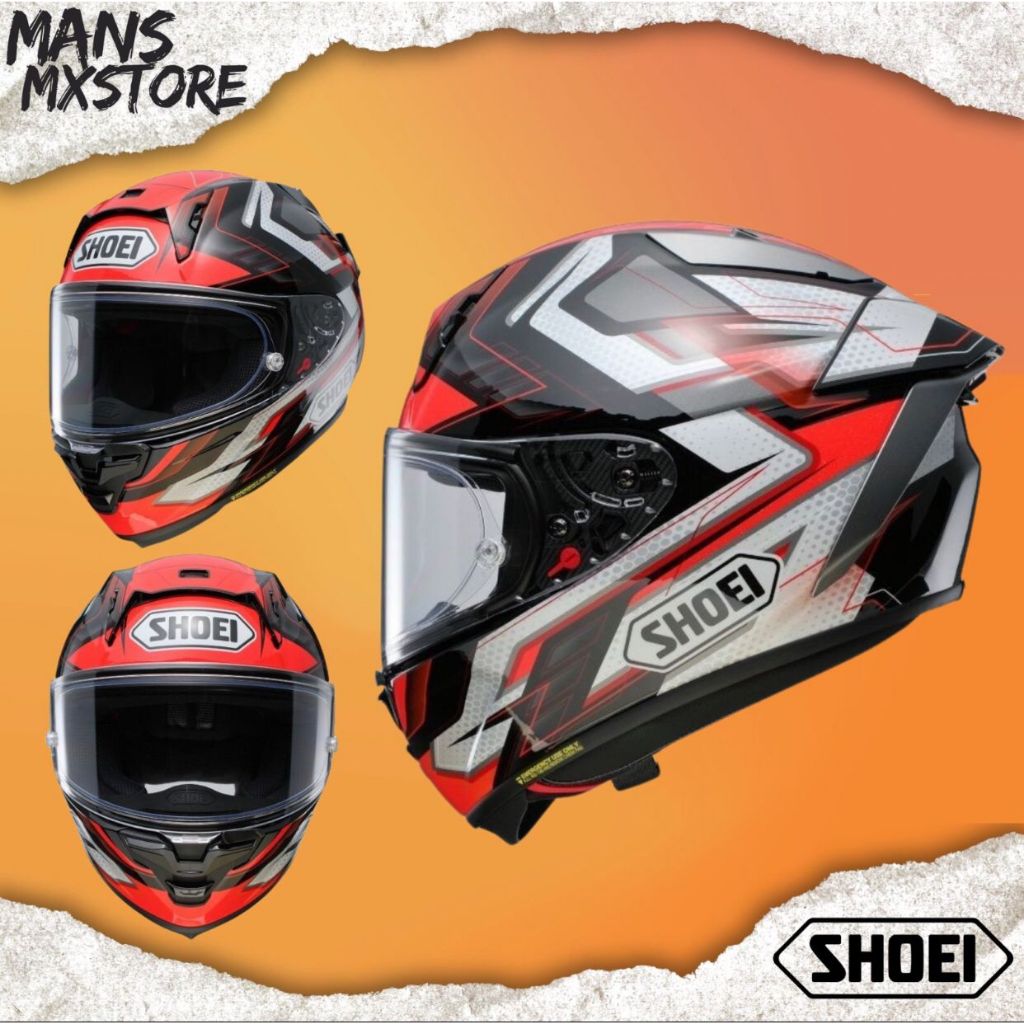 HELM SHOEI X-SPR PRO ESCALATE TC-1 HELMET MOTOR SHOEI ORIGINAL