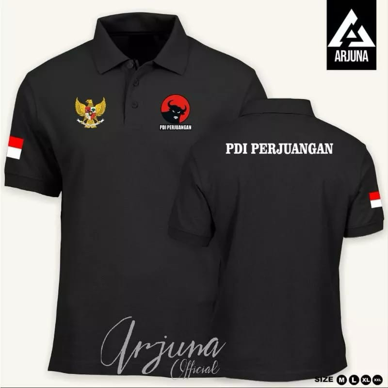 KAOS POLO PARTAI PDI PERJUANGAN - KAOS POLO - KAOS POLO MURAH