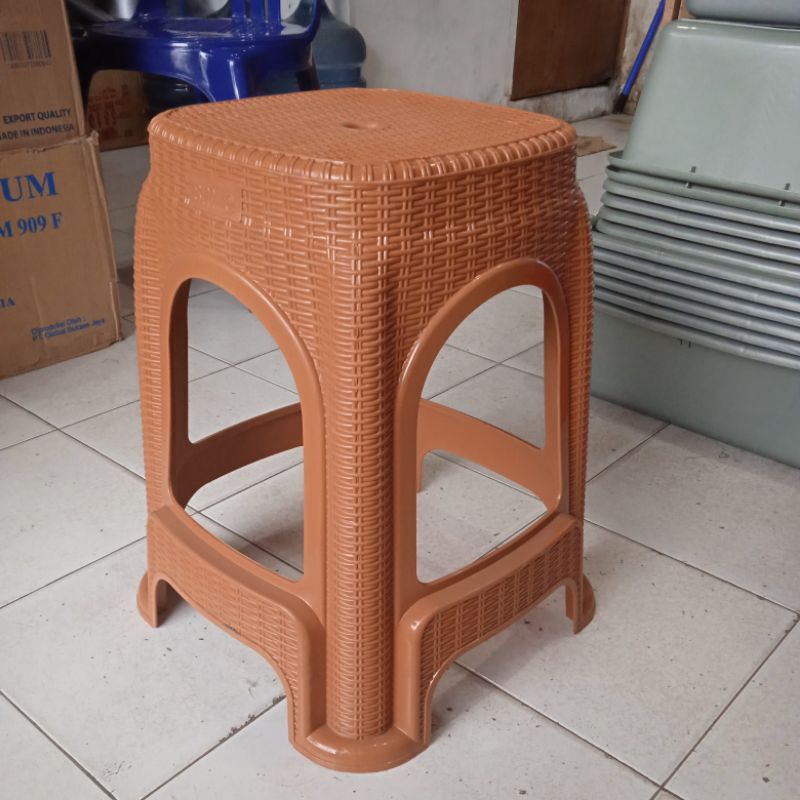 Kursi Bakso Segi Rotan Plastik Kursi Taman Kursi Bakso Rotan Plastik