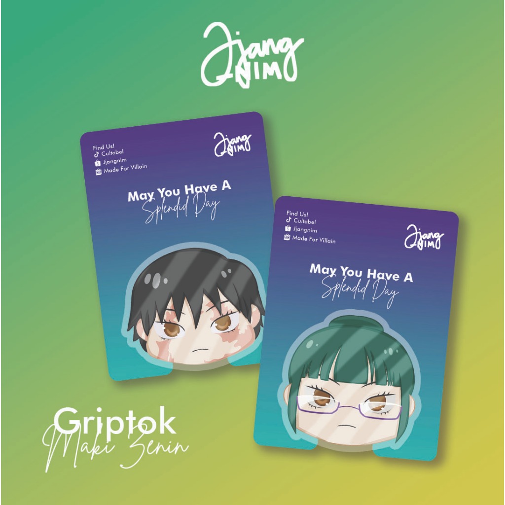 Griptok Popsocket Maki Zenin Jujutsu Kaisen