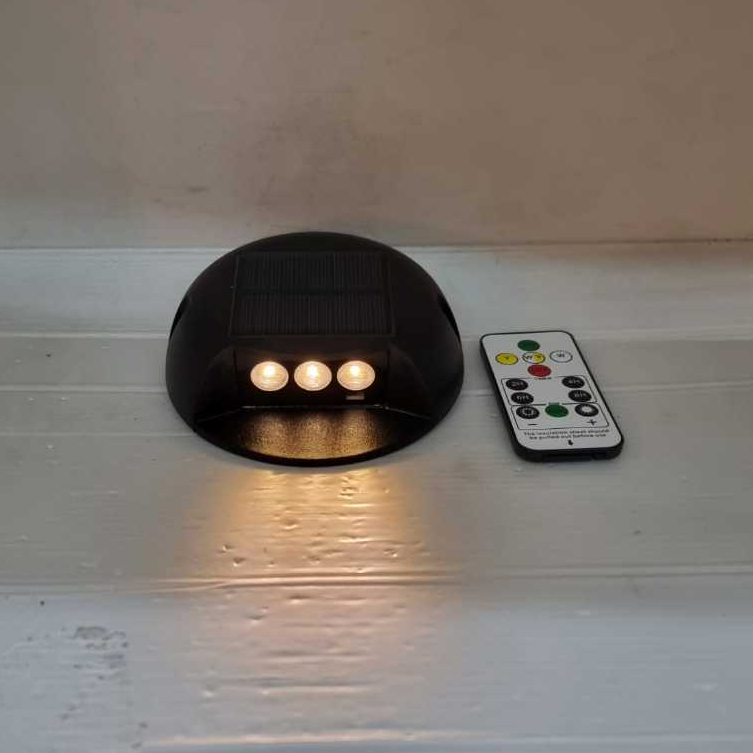 Lampu Lantai 6w Solar Led Lampu Lantai Solar Taman 6 Watt 3 Mata