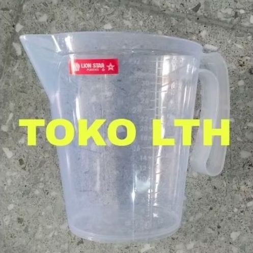 GELAS UKUR 1 LITER PLASTIK / GELAS TAKARAN TAKAR 1000 ML