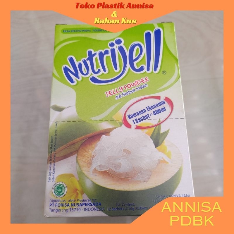 

Nutrijell Kelapa Muda isi 12 sachets