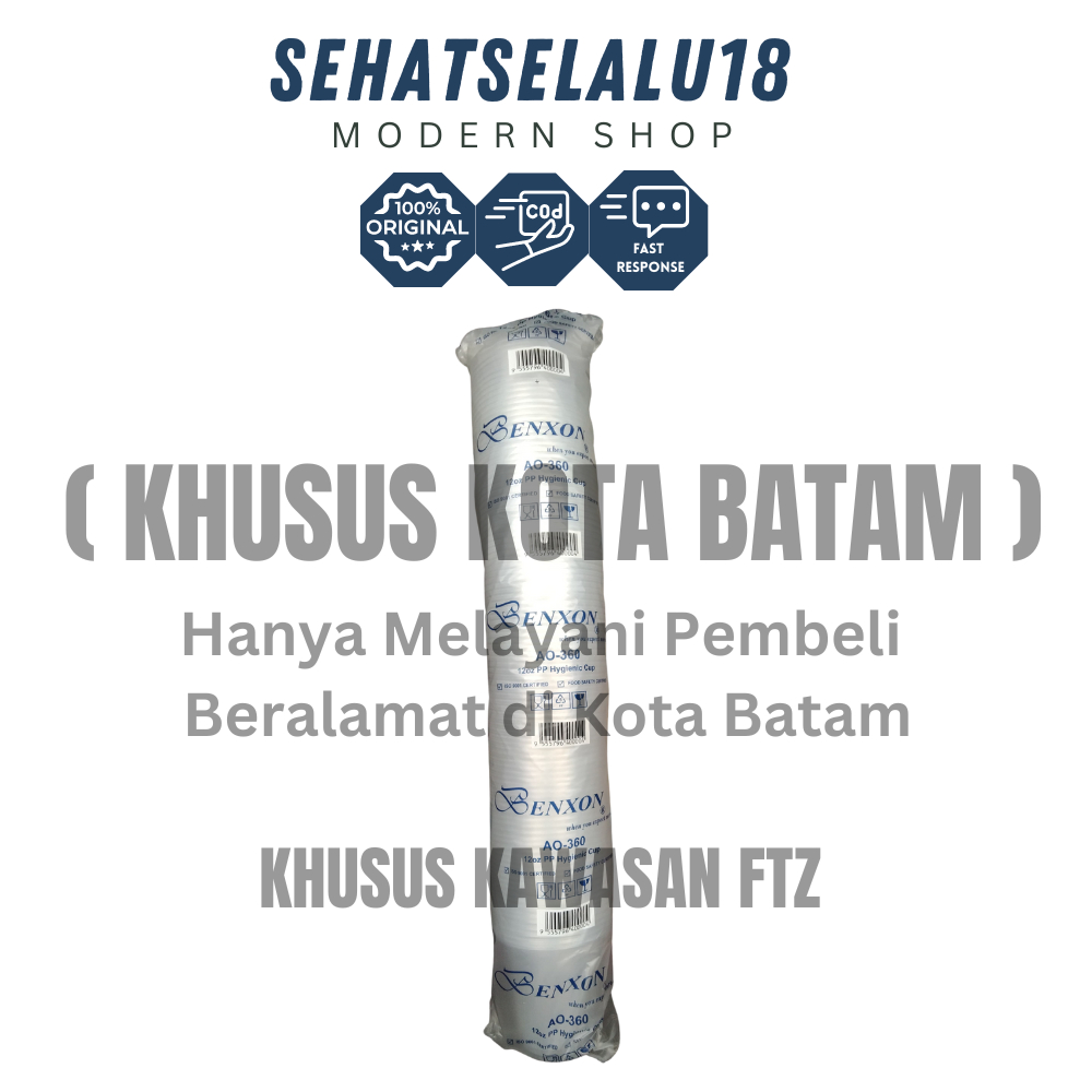 Cup Plastik 12 oz - Ideal untuk Minuman / Merek Benxon