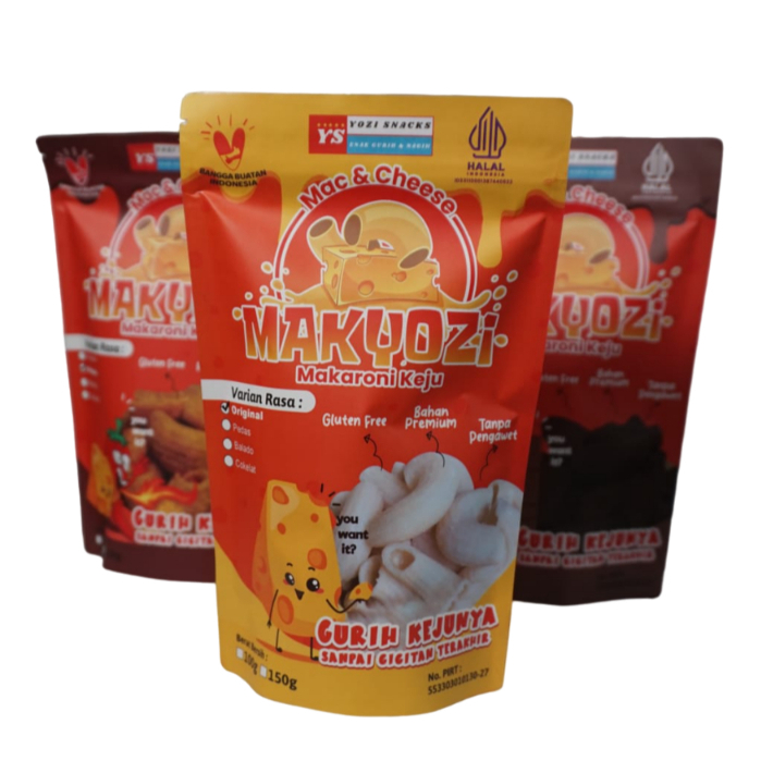 

Makaroni Keju Cheddar Gluten Free Tanpa Bahan Pengawet FREE BUBBLE+DUS