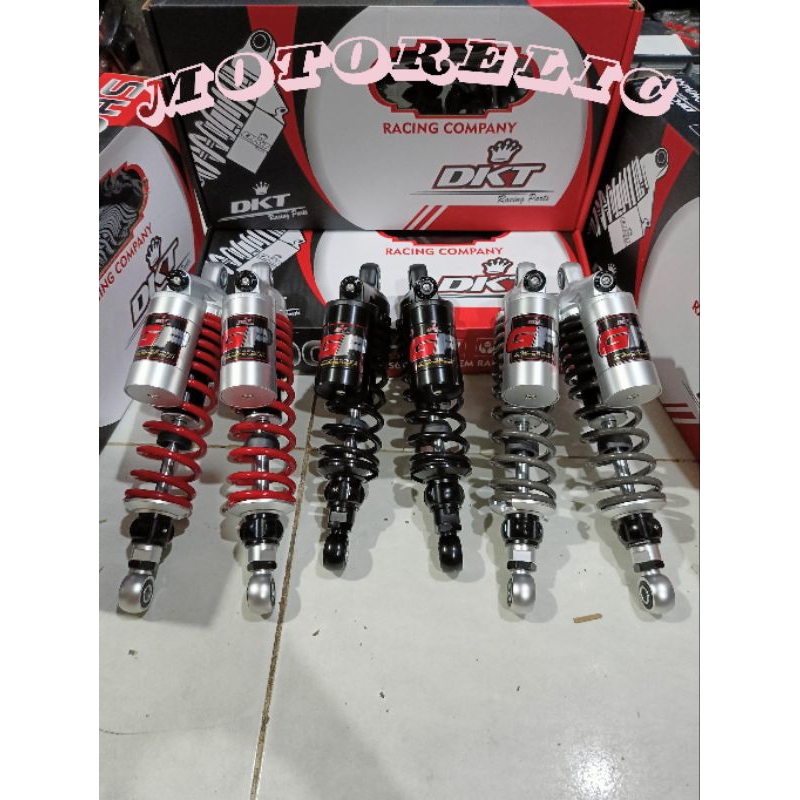 Shock Shockbreaker Tabung Atas DKT Thailand GP series Tabung Click Rybon UK 280mm-320mm-340mm Jupite