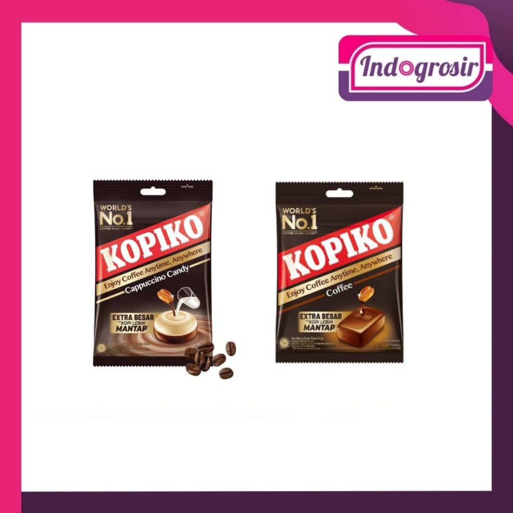 

KOPIKO COFFE CANDY 175G / KOPIKO PERMEN KOPI SACHET / PROMO