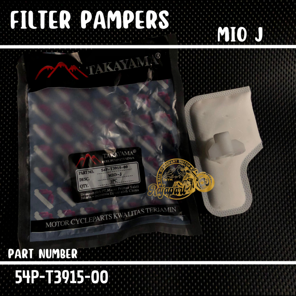 FILTER PAMPERS SARINGAN BENSIN FUELPUMP MIO J (54P) ORIGINAL TAKAYAMA