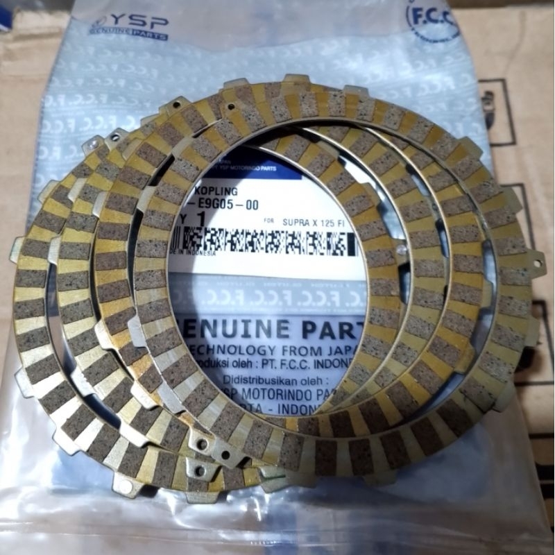 Kampas kopling supra 125 FI KYZ Plat kopling original FCC Honda Supra X 125 FI